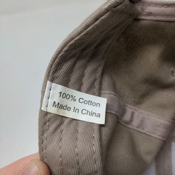 Tractor Supply Co Men's Slideback Hat Tan Adjustable Embroidered Logo - Picture 11 of 11